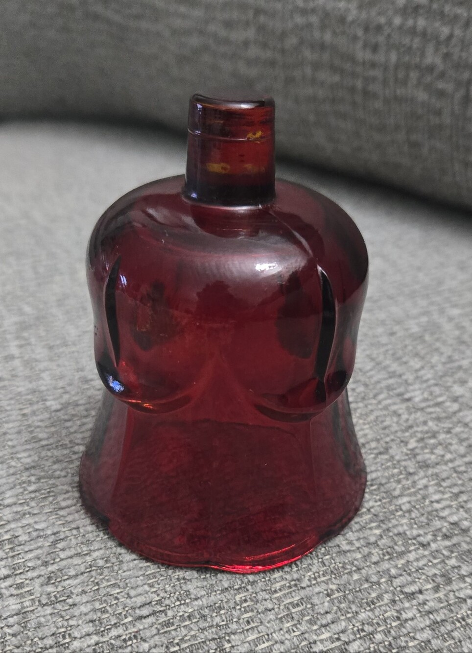 VTG Ruby Red Glass Tulip Shade